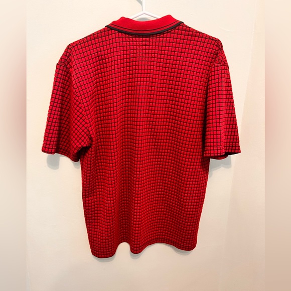 Callaway - Mens Medium - Red & Black - Vintage Golf Polo - - Picture 6 of 10